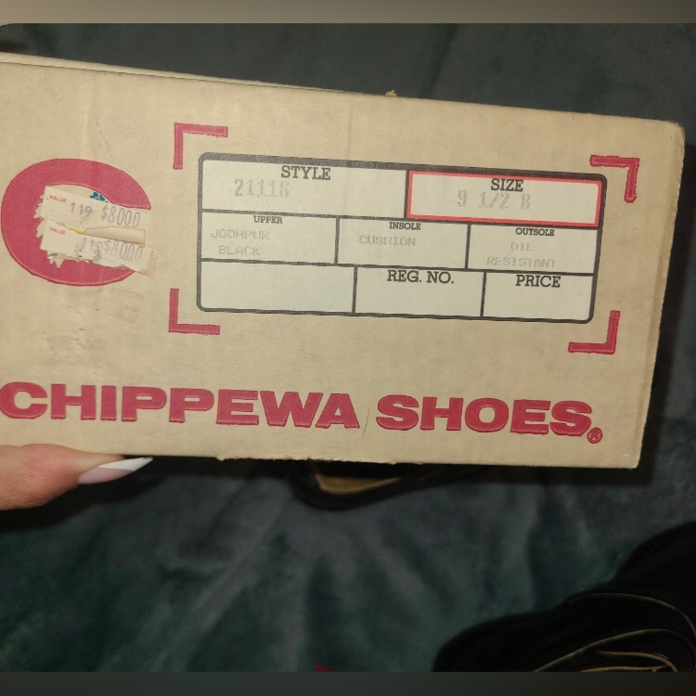 Chippewa Mens Black Leather Ankle Boots - Picture 5 of 8